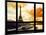 Window View, Special Series, Eiffel Tower and the Seine River at Sunset, Paris, France, Europe-Philippe Hugonnard-Mounted Premium Photographic Print