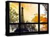 Window View, Special Series, Eiffel Tower at Sunset, Paris, France, Europe-Philippe Hugonnard-Stretched Canvas