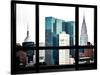 Window View, Special Series, Empire State Building and Chrysler Building Tops, Manhattan, New York-Philippe Hugonnard-Stretched Canvas