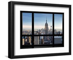 Window View, Special Series, Empire State Building, Manhattan, New York, United States-Philippe Hugonnard-Framed Photographic Print