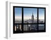 Window View, Special Series, Empire State Building, Manhattan, New York, United States-Philippe Hugonnard-Framed Premium Photographic Print