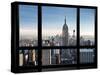 Window View, Special Series, Empire State Building, Manhattan, New York, United States-Philippe Hugonnard-Stretched Canvas