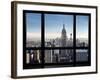 Window View, Special Series, Empire State Building, Manhattan, New York, United States-Philippe Hugonnard-Framed Photographic Print