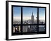 Window View, Special Series, Empire State Building, Manhattan, New York, United States-Philippe Hugonnard-Framed Photographic Print