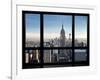 Window View, Special Series, Empire State Building, Manhattan, New York, United States-Philippe Hugonnard-Framed Photographic Print