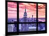 Window View, Special Series, Empire State Building View, Sunset, Manhattan, New York City, US-Philippe Hugonnard-Mounted Photographic Print