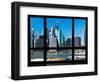 Window View, Special Series, Financial District, Manhattan, New York City, United States-Philippe Hugonnard-Framed Photographic Print