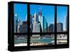 Window View, Special Series, Financial District, Manhattan, New York City, United States-Philippe Hugonnard-Stretched Canvas