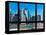 Window View, Special Series, Financial District, Manhattan, New York City, United States-Philippe Hugonnard-Stretched Canvas