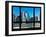 Window View, Special Series, Financial District, Manhattan, New York City, United States-Philippe Hugonnard-Framed Premium Photographic Print