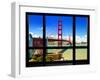 Window View, Special Series, Golden Gate Bridge, San Francisco, California, United States-Philippe Hugonnard-Framed Premium Photographic Print