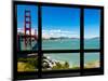 Window View, Special Series, Golden Gate Bridge, San Francisco, California, United States-Philippe Hugonnard-Mounted Photographic Print