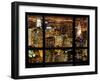 Window View, Special Series, Landscape by Night, Manhattan, New York City, United States-Philippe Hugonnard-Framed Photographic Print