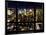 Window View, Special Series, Landscape by Night, Manhattan, New York City, United States-Philippe Hugonnard-Mounted Premium Photographic Print