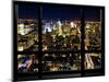 Window View, Special Series, Landscape by Night, Manhattan, New York City, United States-Philippe Hugonnard-Mounted Photographic Print
