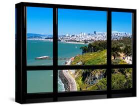 Window View, Special Series, Landscape, San Francisco, California, United States-Philippe Hugonnard-Stretched Canvas