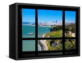 Window View, Special Series, Landscape, San Francisco, California, United States-Philippe Hugonnard-Framed Stretched Canvas