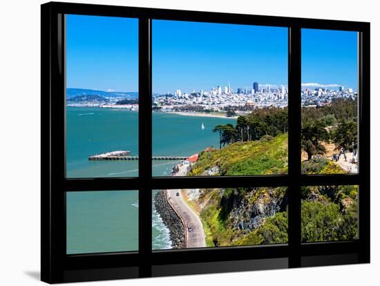 Window View, Special Series, Landscape, San Francisco, California, United States-Philippe Hugonnard-Stretched Canvas