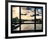 Window View, Special Series, Landscape View on Seine River and Eiffel Tower, Paris, France, Europe-Philippe Hugonnard-Framed Photographic Print