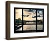 Window View, Special Series, Landscape View on Seine River and Eiffel Tower, Paris, France, Europe-Philippe Hugonnard-Framed Photographic Print