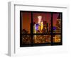 Window View, Special Series, Manhattan by Night, Times Square, New York City, United States-Philippe Hugonnard-Framed Photographic Print