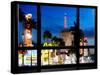 Window View, Special Series, Night, Hollywood Blvd, Los Angeles, California, United States-Philippe Hugonnard-Stretched Canvas