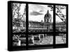 Window View, Special Series, Pont Des Arts and Institut De France Views, Seine River, Paris-Philippe Hugonnard-Stretched Canvas
