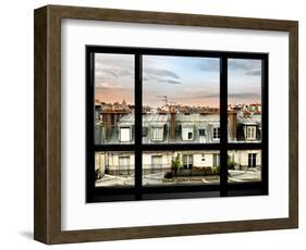 Window View, Special Series, Rooftops, Sacre-Cœur Basilica, Paris, France-Philippe Hugonnard-Framed Photographic Print