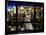Window View, Special Series, Skyline by Night, Manhattan, New York City, United States-Philippe Hugonnard-Mounted Photographic Print