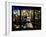 Window View, Special Series, Skyline by Night, Manhattan, New York City, United States-Philippe Hugonnard-Framed Premium Photographic Print