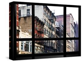 Window View, Special Series, Soho Building, Manhattan, New York City, United States-Philippe Hugonnard-Stretched Canvas