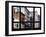 Window View, Special Series, Soho Building, Manhattan, New York City, United States-Philippe Hugonnard-Framed Premium Photographic Print