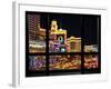 Window View, Special Series, Strip, Las Vegas, Nevada, United States-Philippe Hugonnard-Framed Photographic Print