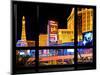 Window View, Special Series, Strip, Resort Casinos Hotels, Las Vegas, Nevada, United States-Philippe Hugonnard-Mounted Photographic Print