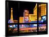 Window View, Special Series, Strip, Resort Casinos Hotels, Las Vegas, Nevada, United States-Philippe Hugonnard-Stretched Canvas