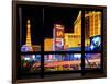 Window View, Special Series, Strip, Resort Casinos Hotels, Las Vegas, Nevada, United States-Philippe Hugonnard-Framed Photographic Print