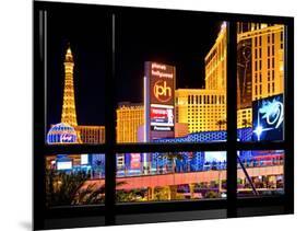 Window View, Special Series, Strip, Resort Casinos Hotels, Las Vegas, Nevada, United States-Philippe Hugonnard-Mounted Photographic Print