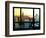 Window View, Special Series, Sunset, Empire State Building, Manhattan, New York, United States-Philippe Hugonnard-Framed Photographic Print