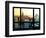 Window View, Special Series, Sunset, Empire State Building, Manhattan, New York, United States-Philippe Hugonnard-Framed Photographic Print