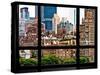 Window View, Special Series, Sutton Place District, Downtown Manhattan, New York-Philippe Hugonnard-Stretched Canvas