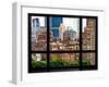 Window View, Special Series, Sutton Place District, Downtown Manhattan, New York-Philippe Hugonnard-Framed Premium Photographic Print