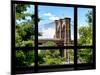 Window View, Special Series, the Brooklyn Bridge View, Manhattan, New York City, United States-Philippe Hugonnard-Mounted Photographic Print