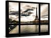 Window View, Special Series, the Eiffel Tower and Seine River Views, Paris, France, Europe-Philippe Hugonnard-Stretched Canvas