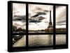 Window View, Special Series, the Eiffel Tower and Seine River Views, Paris, France, Europe-Philippe Hugonnard-Stretched Canvas