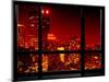 Window View, Special Series, the New Yorker at Red Night, Midtown Manhattan, New York, US, USA-Philippe Hugonnard-Mounted Photographic Print