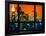 Window View, Special Series, the New Yorker Hotel, Empire State Building, Manhattan by Night, NYC-Philippe Hugonnard-Framed Photographic Print