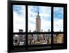 Window View, Special Series, Urban Skyline, Empire State Building, Midtown Manhattan, NYC-Philippe Hugonnard-Framed Photographic Print