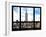 Window View, Special Series, Urban Skyline, Empire State Building, Midtown Manhattan, NYC-Philippe Hugonnard-Framed Premium Photographic Print