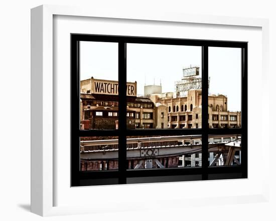 Window View, Special Series, Watchtower, Brooklyn, New York, United States-Philippe Hugonnard-Framed Premium Photographic Print