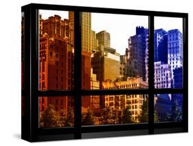 Window View, Special Series, World Trade Center, Buildings and Structures, Manhattan, NYC, US-Philippe Hugonnard-Stretched Canvas